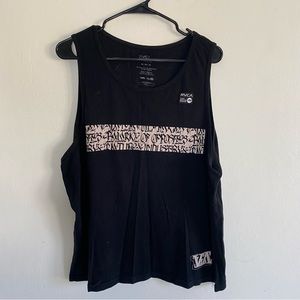 RVCA Black Graffiti Tank